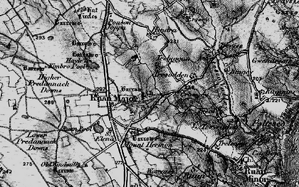 Old map of Ruan Major in 1895