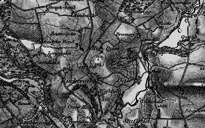 Old map of Ruckcroft in 1897