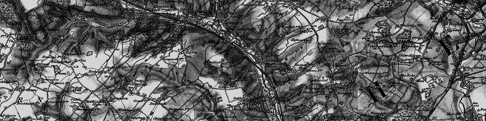 Old map of Rucklers Lane in 1896