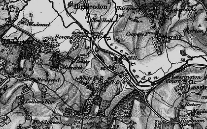 Old map of Rudford in 1896
