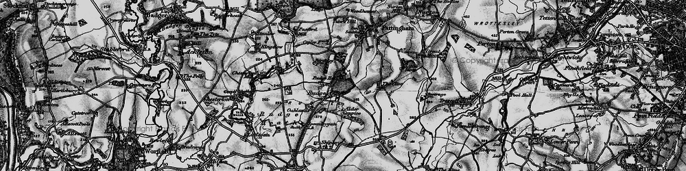 Old map of Rudge in 1899