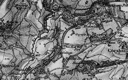 Old map of Rudloe in 1898