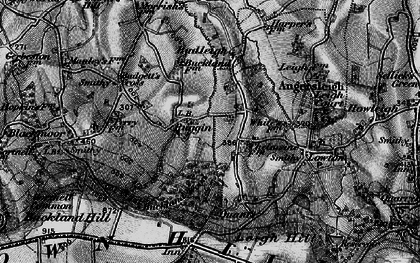 Old map of Ruggin in 1898