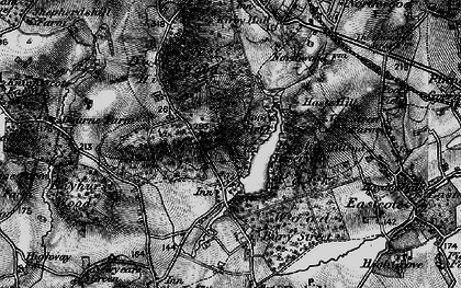 Old map of Ruislip Lido in 1896