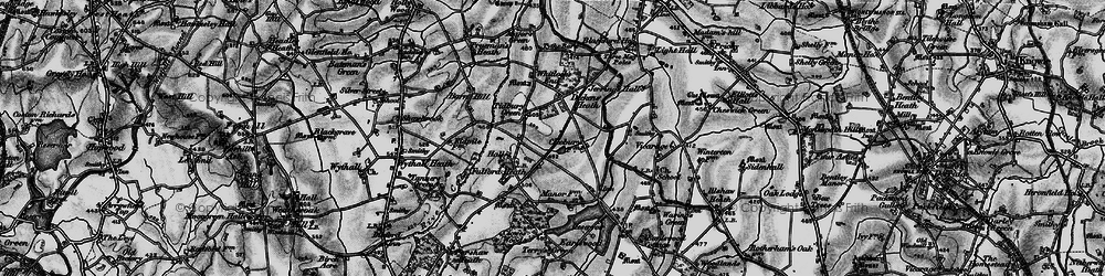 Old map of Rumbush in 1899