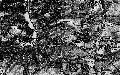 Old map of Runsell Green in 1896