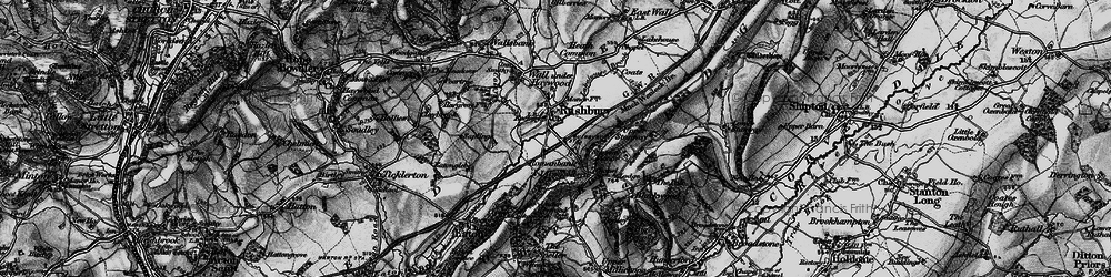 Old map of Stanway in 1899