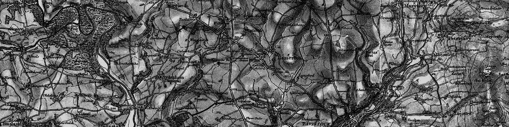 Old map of Rushford in 1896