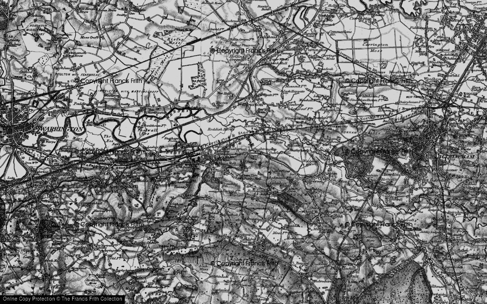 Old Map of Rushgreen, 1896 in 1896