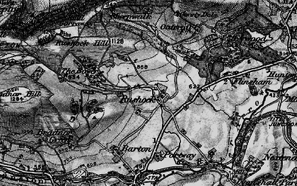Old map of Rushock in 1899