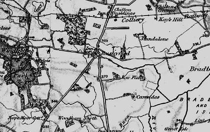 Old map of Rushyford in 1897