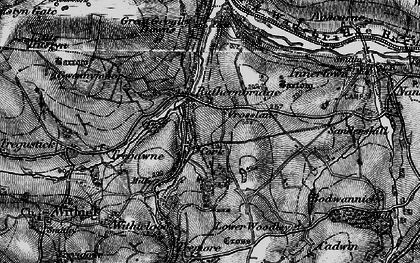 Old map of Ruthernbridge in 1895