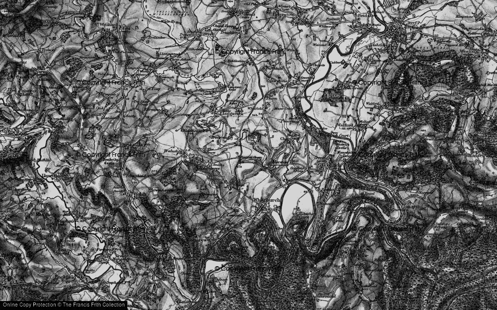 Old Map of Ruxton Green, 1896 in 1896