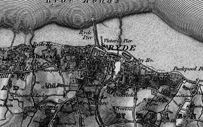Old map of Ryde in 1895