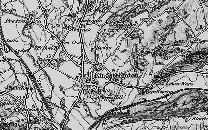Old map of Rydon in 1898