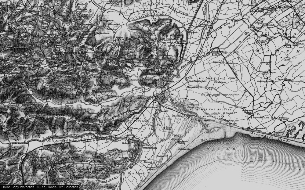 Old Maps Of Rye Sussex Francis Frith