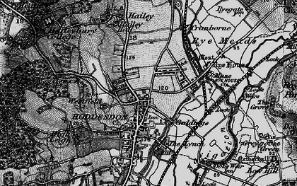 Old map of Rye Park in 1896