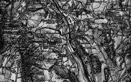 Old map of Ryecroft Gate in 1897