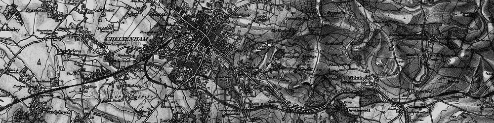 Old map of Ryeworth in 1896