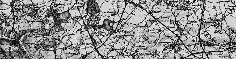 Old map of Ryhill in 1896