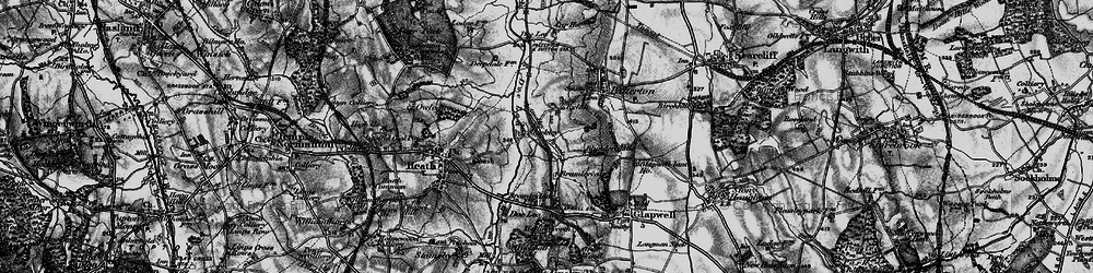 Old map of Rylah in 1896
