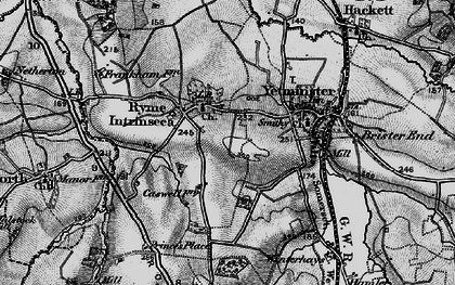 Old map of Ryme Intrinseca in 1898