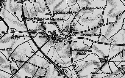 Old map of Ryton in 1899
