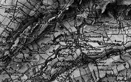 Old map of Sabden in 1898