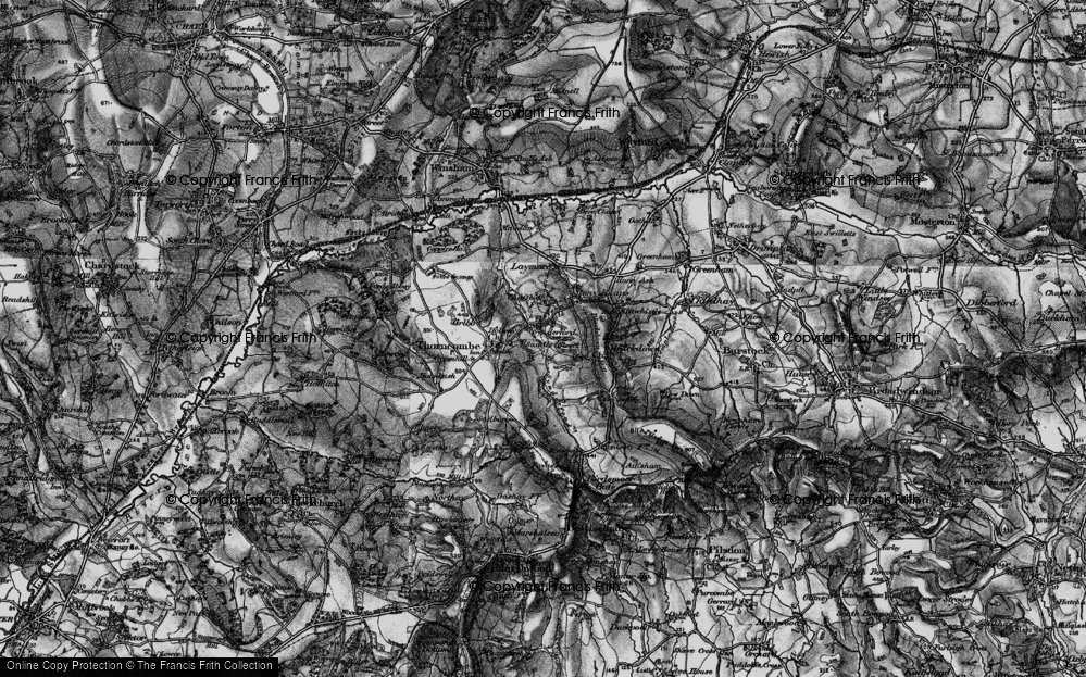 Old Map of Saddle Street, 1898 in 1898