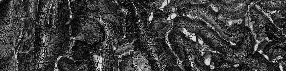 Old map of Buckbarrow Crag in 1897