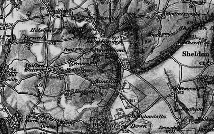 Old map of Saint Hill in 1898