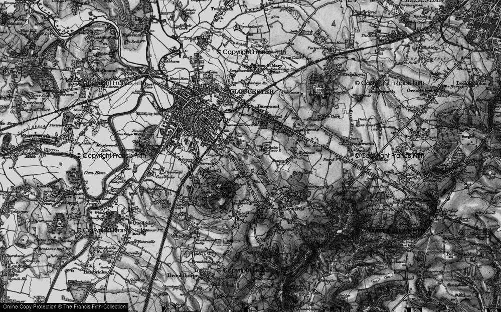 Old Map of Saintbridge, 1896 in 1896