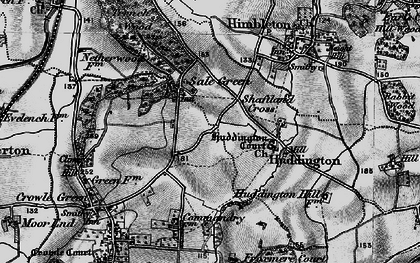 Old map of Sale Green in 1898