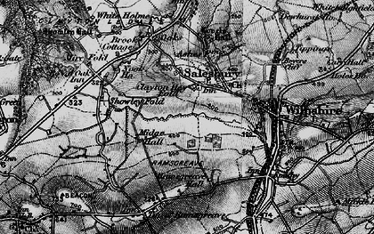 Old map of Salesbury in 1896