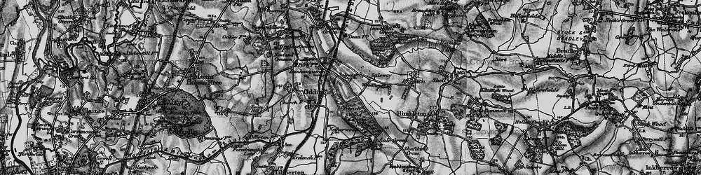 Old map of Saleway in 1898