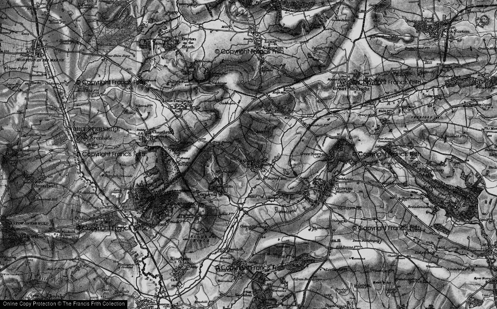 Old Map of Salford, 1896 in 1896