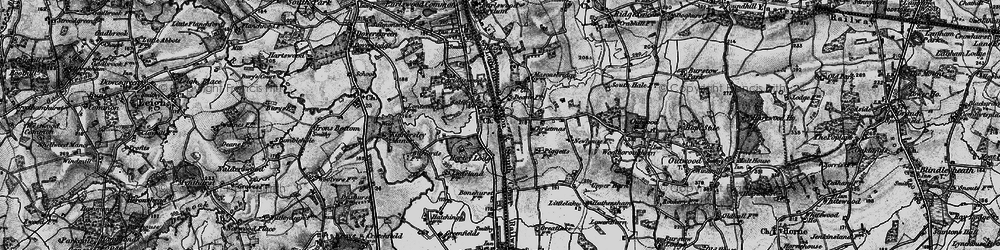 Old map of Brownslade in 1896