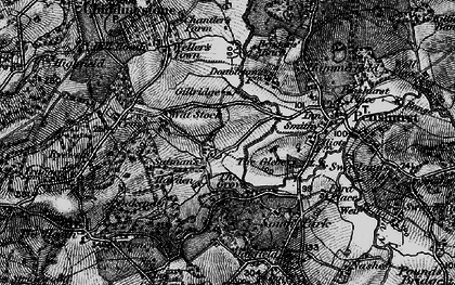 Old map of Salmans in 1895