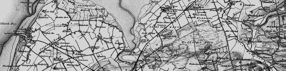 Old map of Whitehill in 1897