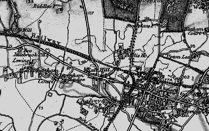 Old map of Salt Hill in 1896