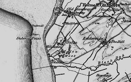 Old map of Salta in 1897