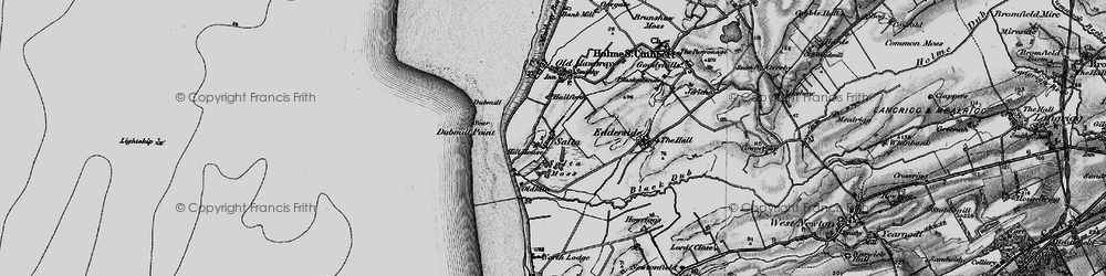 Old map of Salta in 1897