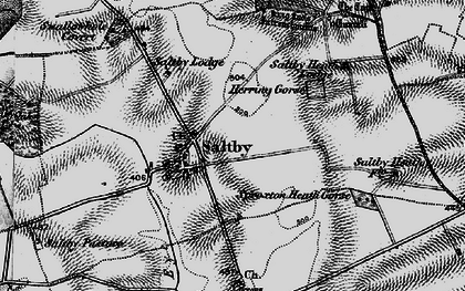 Old map of Saltby in 1899
