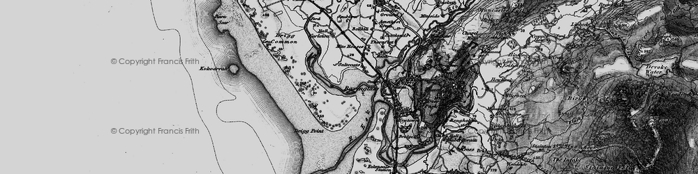 Old map of Saltcoats in 1897