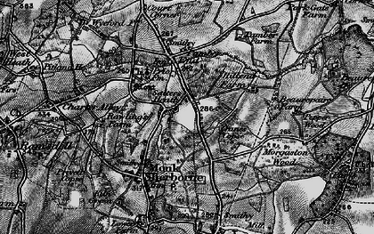 Old map of Salters Heath in 1895