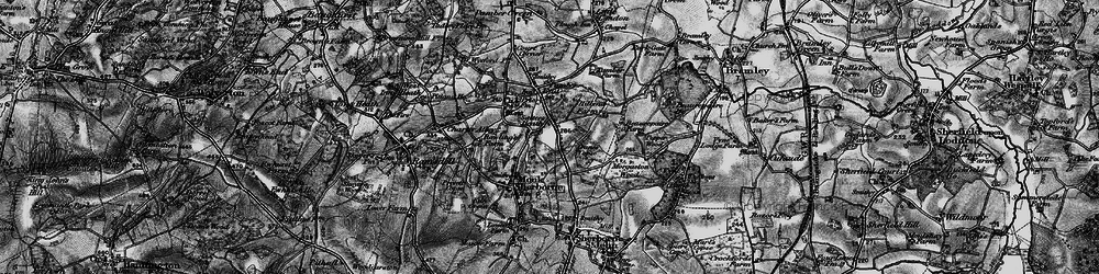 Old map of Salters Heath in 1895