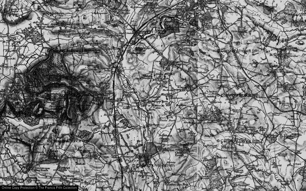 Old Map of Saltershill, 1897 in 1897