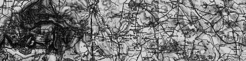 Old map of Saltershill in 1897