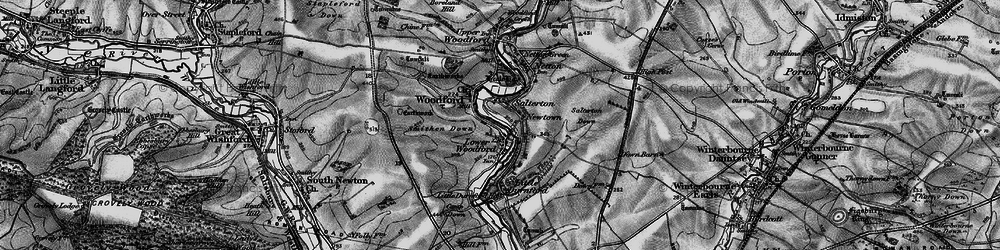 Old map of Salterton in 1898