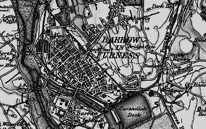 Old map of Salthouse in 1897